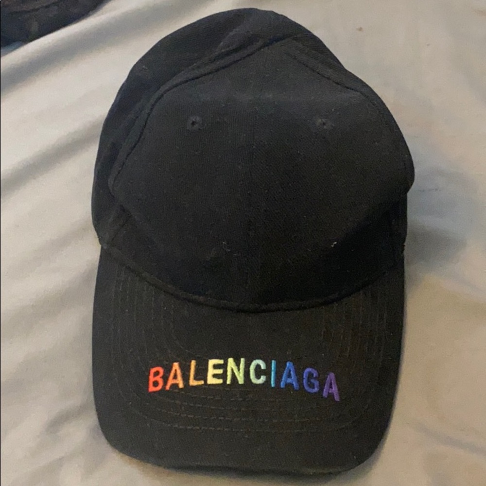 Balenciaga logo cap (worn)